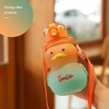 zhongguoqiaomao Duck Straw Bottle 800 ml Duck Water Bottles with