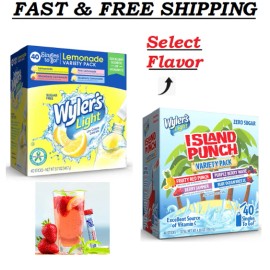 Wyler's Light Singles to Go Powder Packets, Water Drink Mix - (Select  Flavour). - Island Punch Variety Pack