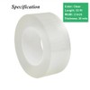 Transparent Window Weather Sealing Tape 2 Inch x 33ft Clear
