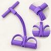 4‑Tube Pedal Tension Rope Multi‑Functional Household Fitness Elastic Band for