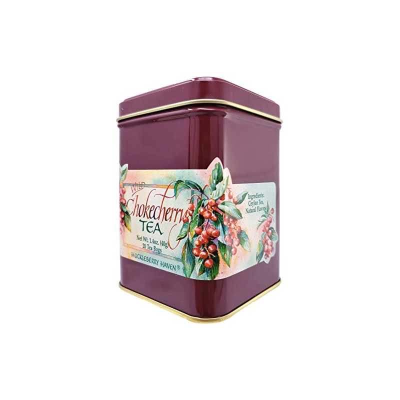 Taste The Wilderness Wild Chokecherry Tea Tin (20 Tea Bags)