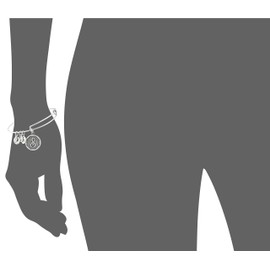 Alex and Ani Rafaelian Silver-Tone Initial "S" Expandable Wire Bangle Bracelet, 2.5"