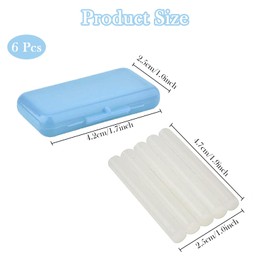 6 Pcs Dental Wax, Brace Wax, Orthodontic Wax, Braces Wax Oral Hygiene Care for Brace Wearers Gum Protection Relief Wax for Braces Wearer Aligners Patients (Mint Scent)