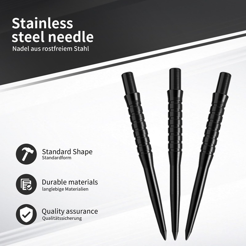 CyeeLife Darts Points,Point Dart Tips (3 Pack Set of Tips)