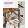 VASAGLE Baker's Rack, Microwave Stand, Kitchen Storage Rack with Wire
