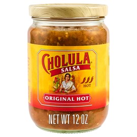 Cholula Salsa, Original Hot, Spicy Salsa For Tacos, Enchiladas, Queso, Fajitas, Burritos, Nachos and More, 12 oz