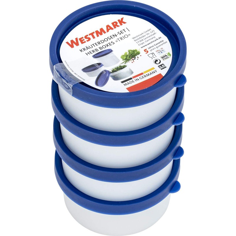 Westmark herbal jar set, 4 pieces, volume 100 ml each,
