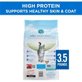 Purina ONE Plus High Protein Cat Food Dry Salmon and Ocean - 3.5 lb. Bag
