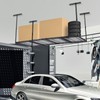 4x8 FT Overhead Garage Storage Rack, Adjustable Garage Storage Organization