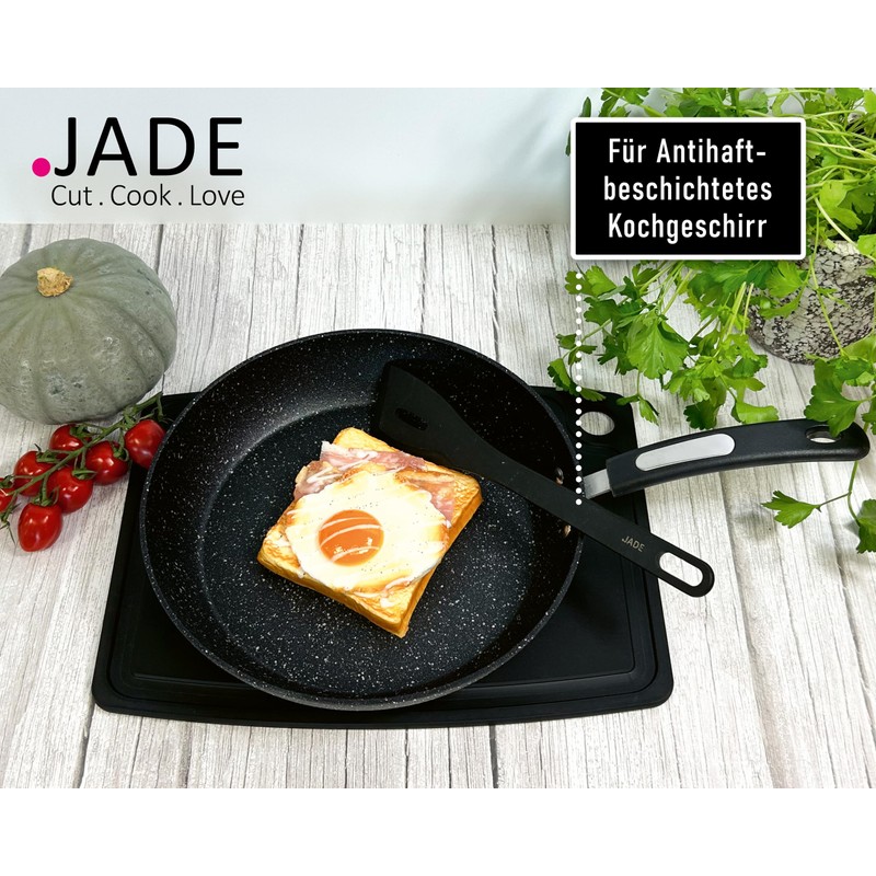 JADE Gourmet Tools Perforated Spatula, Cellulose Laminate, Dishwasher Safe, Hygienic,