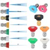 CHDUYUHMAOY 7 Pack Pressure Washer Spray Nozzle Tips Multiple Degrees,