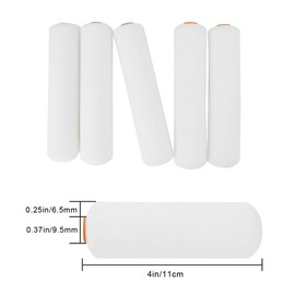 10 PCS 4 inch Foam Paint Roller, Microfiber Naps for Paint Supplies, Paint Roller Covers, Paint Roller Kits, Home Repair Tools, Mini Rollers for Painting Walls, Cabinets, Cupboards, Doors