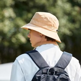 WANYI Unisex Fischerhut Heren Sommer mit Schnur Abnehmbar Sonnenhut Damen Faltbar UV Schutz Sommerhut Anglerhut Wasserdicht Tragbar Bucket Hat Regenhut 55-58cm (Militärgrün)