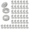M METERXITY 200-Pack Plastic Hinged Screw Cover Caps, 6mm Shutter