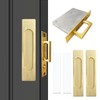 youthua Recessed Finger Flush Pulls with Edge Pull, Sliding Barn