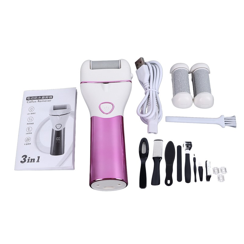 10pcs Electric Feet Callus Remover Set Automatic Grinding Foot File