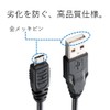 Elecom MPA-AMB015BK Micro USB Cable, Standard Transfer and Charging, 1A,