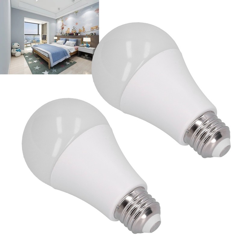 2Pcs E27 LED Light Bulb NonDimmable Energy Saving Lamp 13W/1560LM