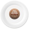 100 WHITE PAPER PLATES - 9 inch/23cm quality durable plates