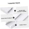 DOITOOL Ergonomic Handle T-Shaped Rail Clamp 300mm Clamp Slot Fixing