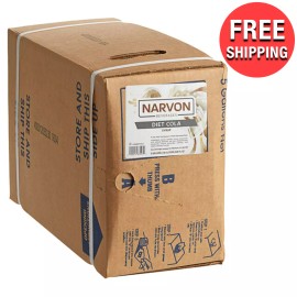 Narvon Diet Cola Flavor Beverage Concentrate Soda Syrup 5 Gal. Bag in Box | Easy To Use