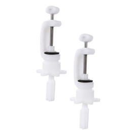 Outanaya 2Pcs Adjustable Mannequin Head Stand for Wig Holder Portable Hairdressing Training Tool for Salon Home Use Easy to Assemble and Store