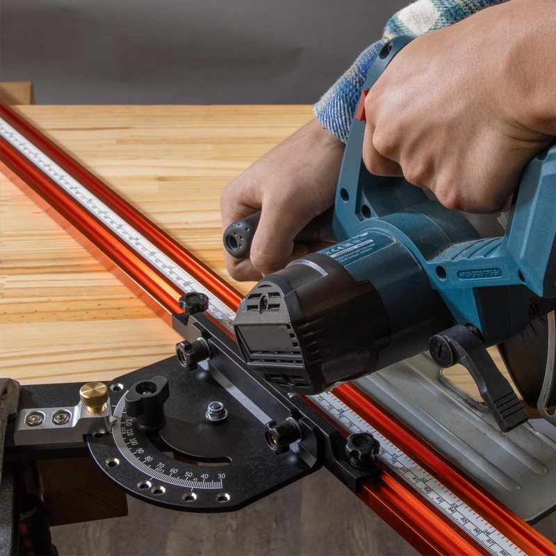 O’SKOOL 36-Inch Adjustable Angle Guide for Routers & Circular Saws