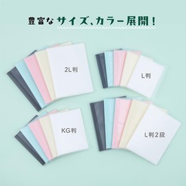 Nakabayashi PCKG-20-Y Color Pocket Album, Welded Type, KG Type, 1 Tier Pocket, Holds 20 Sheets, Yellow, Yellow