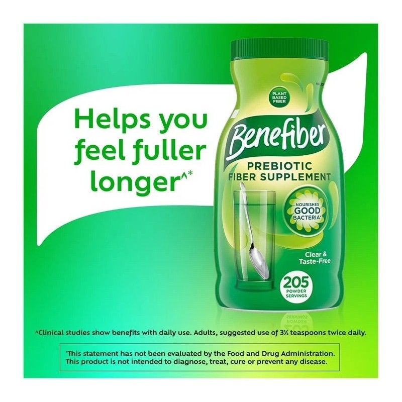 Benefiber 4 Pack - Benefiber Daily Prebiotic Fiber Supplement Powder,