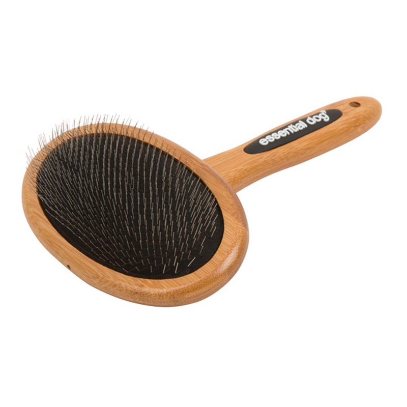 Essential Dog Natural Bamboo Slicker Brush Cats & Dogs, 1