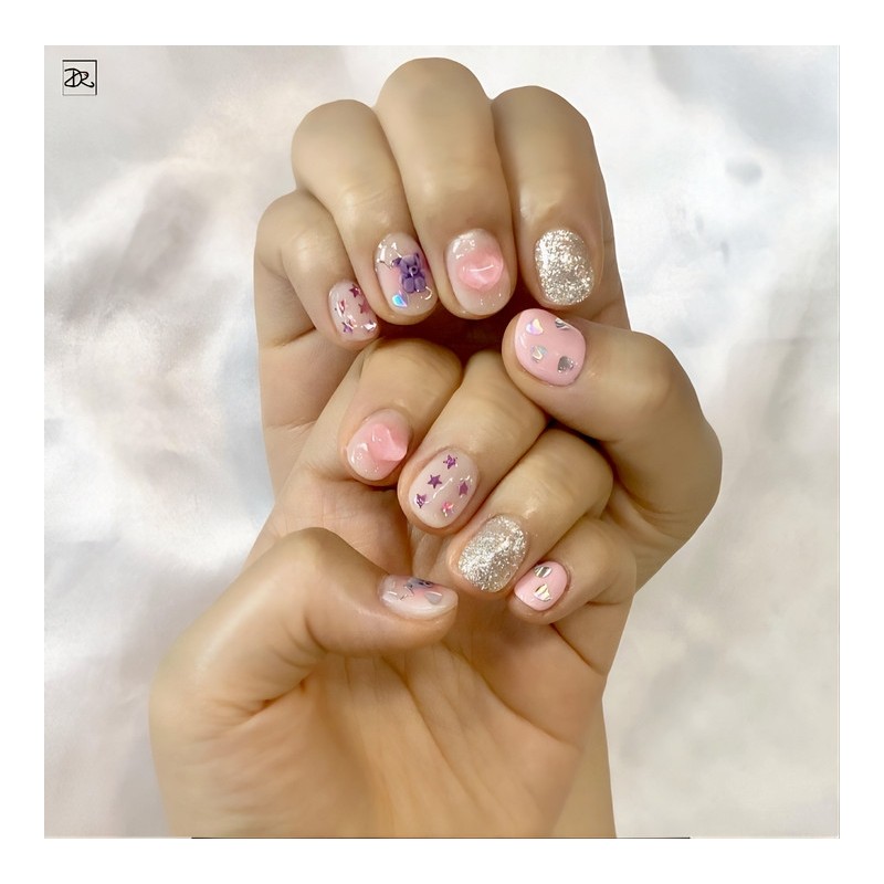 Dara Beauty August Art of the MonthBear Nail❣ - Nail
