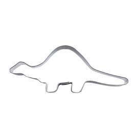 Staedter Stainless Steel Brontosaurus Shape Cookie Cutter, Silver, 9.5 cm