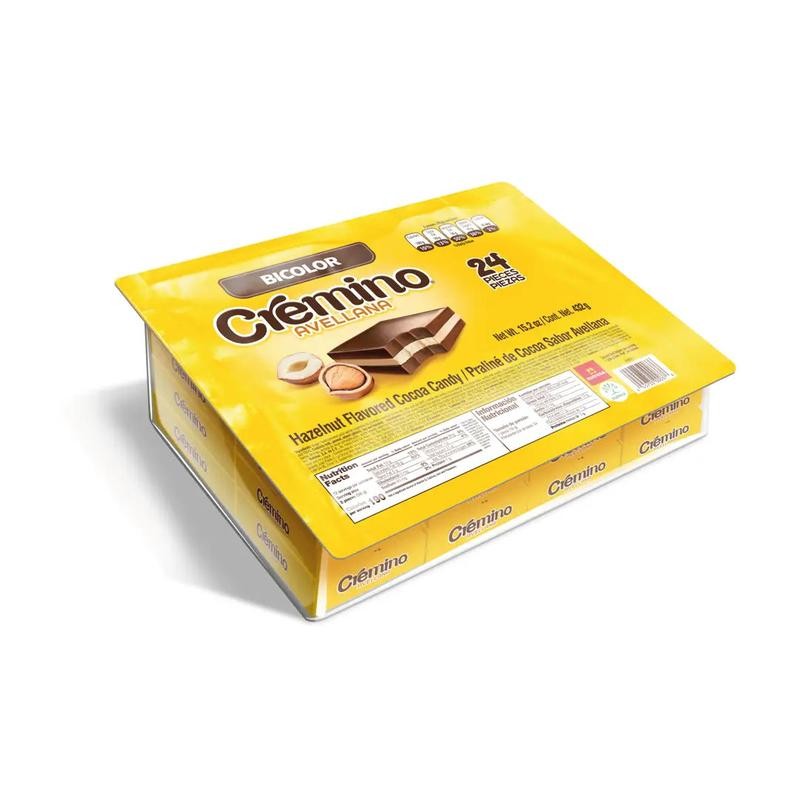 Cremino Bicolor Chocolate Tray | Hazelnut & Milk Chocolate Bars