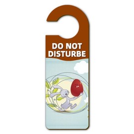 DIYthinker Happy Easter Festival de Pascua con diseño de hojas de conejo