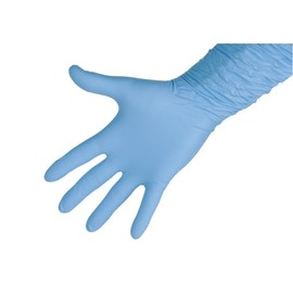 Kerbl Disposable Nitrile Premium Plus Gloves Size XL Pack of 50 Light Blue
