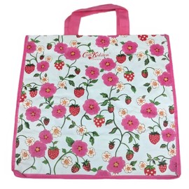 Cath Kidston Strawberry Pink Rose Large Reusable Shopper Shopping Bag Tote