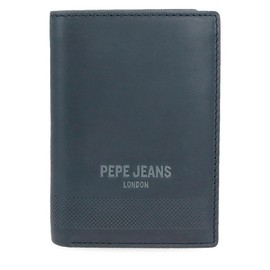 Pepe Jeans Deep Vertical Wallet with Wallet, One Size, blue, vertical wallet with purse