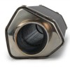 Universal 1.5-2" Inlet Hexagon Exhaust Muffler Pipe Slip On Scooter