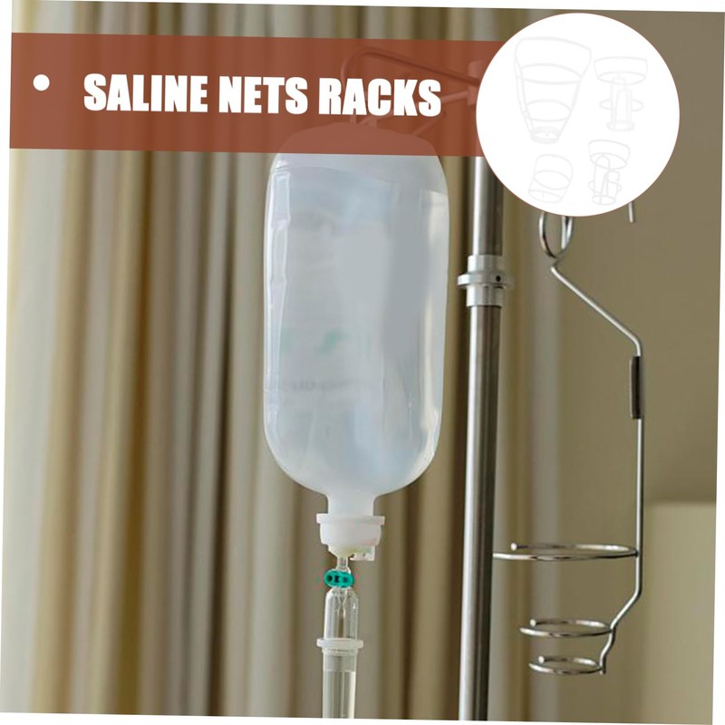 Mikinona 20Pcs Professional Infusion Bottle Nets for Iv Drip Stand