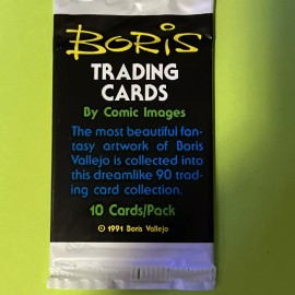 NEW, sealed 1991 BORIS Series 1 Trading Card Packs, Fantasy Art, Boris Vallejo