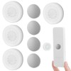 BEPSYOM Pack of 4 Magnetic Wall Mount Remote Control, Magnetic