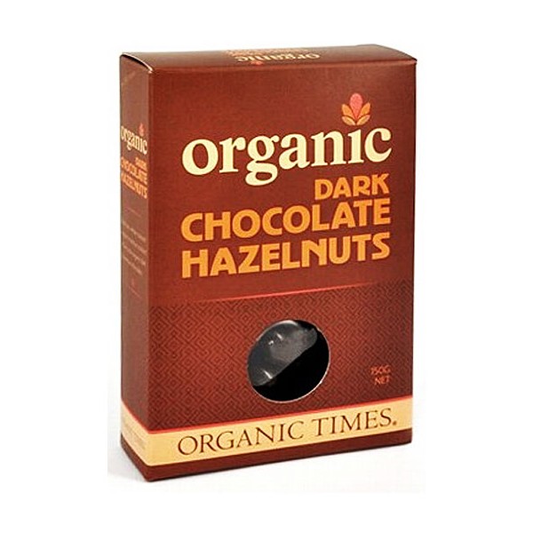 Organic Times Organic Dark Chocolate Hazelnuts 150g