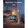 Dreo Tower Fan for Bedroom, 25ft/s Velocity Quiet Floor Fan,