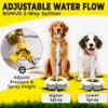 TrioGato Outdoor Dog Pet Water Sprinkler Easy Activated Dog Water