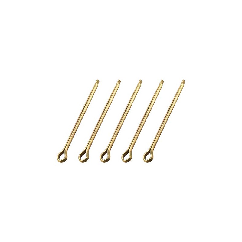 sourcing map Split Cotter Pin - 3mm x 50mm (1/8