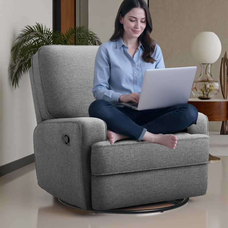 Racfenick Recliner Swivel Ring Base Replacement with Plate,Heavy Duty Furnitures