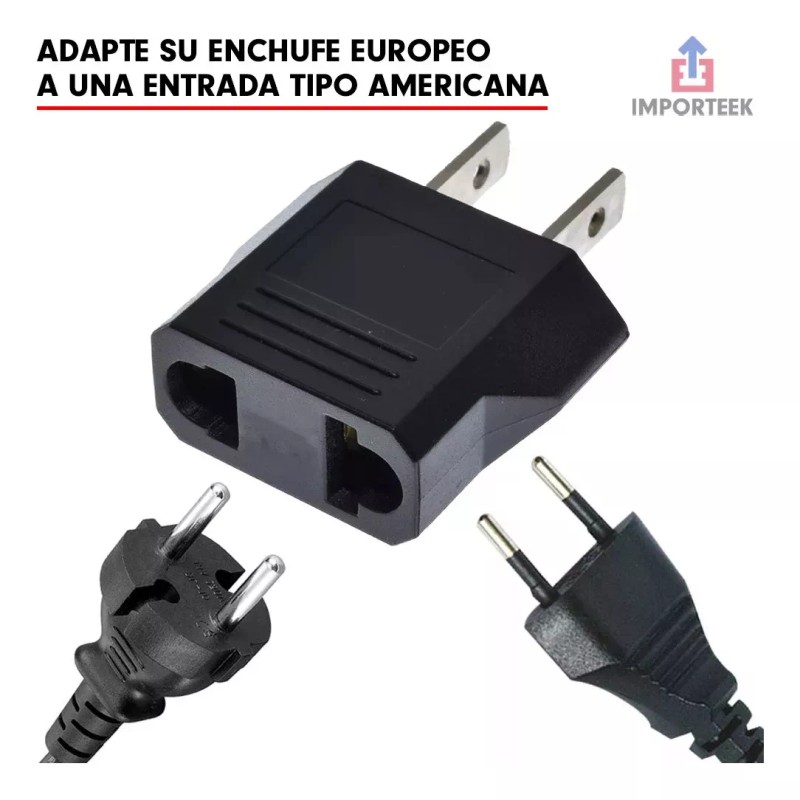 Importeek 20pz Clavija Adaptador Corriente Europa American Us Eu Viaje