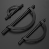 Alzassbg 6 Pack Matt Black Cabinet Pulls, 7-1/2 Inch(192mm) Hole