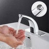 Touchless Bathroom Sink Faucet，Automatic Motion Sensor Faucets with 1 Hole