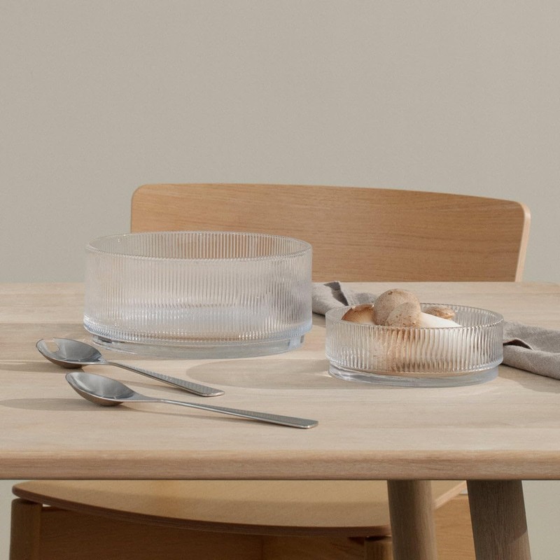 Stelton - Pilastro Serving Bowl, Diameter 21 cm, Transparent